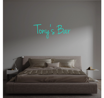 Custom text: Tony
