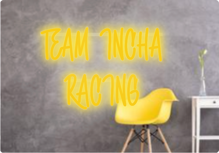 Custom text: TEAM INCHA
RACING