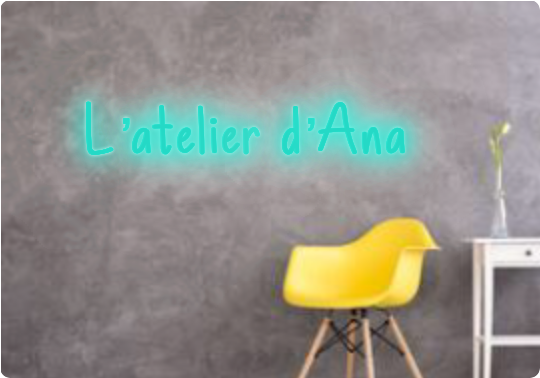 Custom text: L’atelier d’Ana