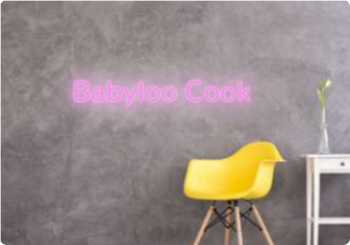 Custom text: Babyloo Cook