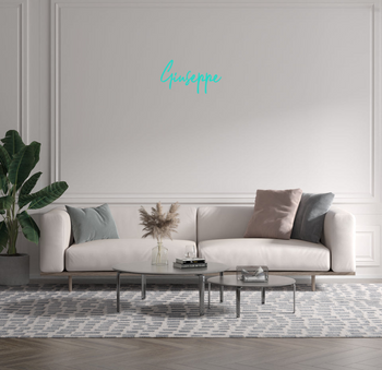 Custom text: Giuseppe
