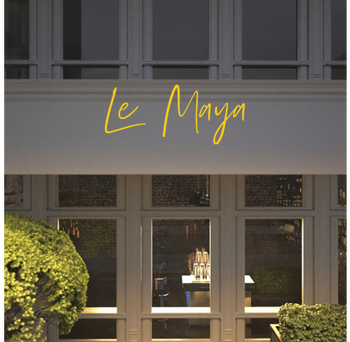 Custom text: Le  Maya
