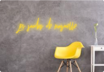 Custom text: Les jardins de majorelle