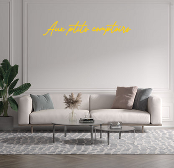 Custom text: Aux ptits comptoirs