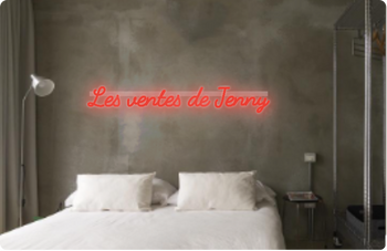 Custom text: Les ventes de Jenny