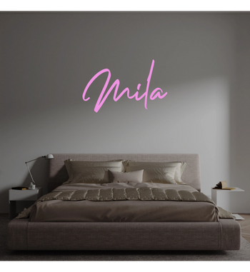 Custom text: Mila