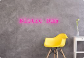 Custom text: Bistro Dam
