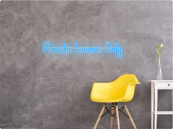 Custom text: Porsche Lovers Only
