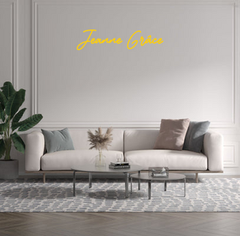 Custom text: Jeanne Grâce