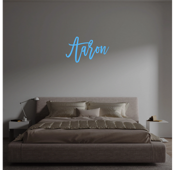 Custom text: Aaron