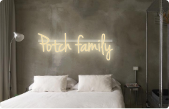 Custom text: Potch family