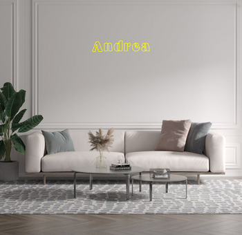 Custom text: Andrea