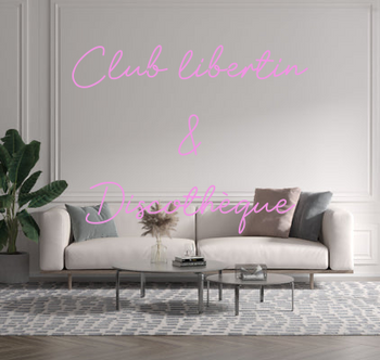 Custom text: Club libertin 
 &
Discothèque