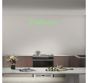 Custom text: Welcome