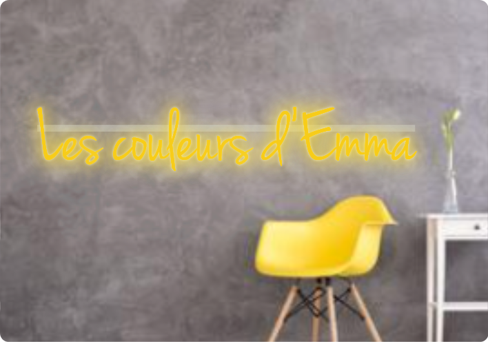 Custom text: Les couleurs d