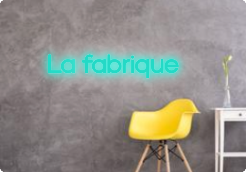 Custom text: La fabrique