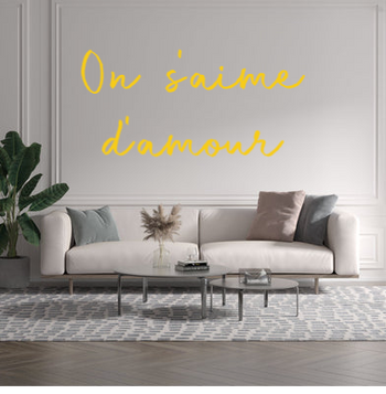 Custom text: On  s