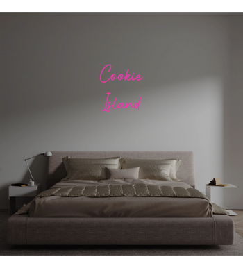 Custom text: Cookie
Island