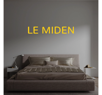 Custom text: LE MIDEN