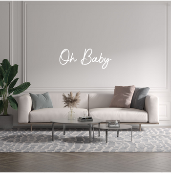 Custom text: Oh Baby