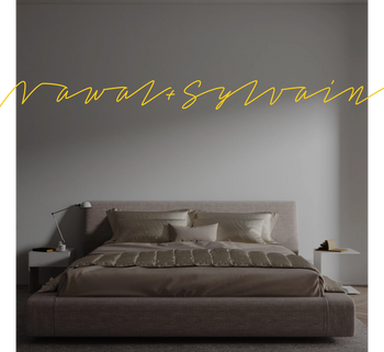 Custom text: Nawal+Sylvain