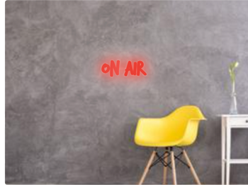 Custom text: On Air