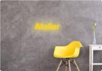 Custom text: Atelier
