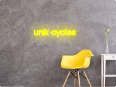 Custom text: unik cycles