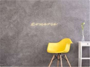 Custom text: Romerie