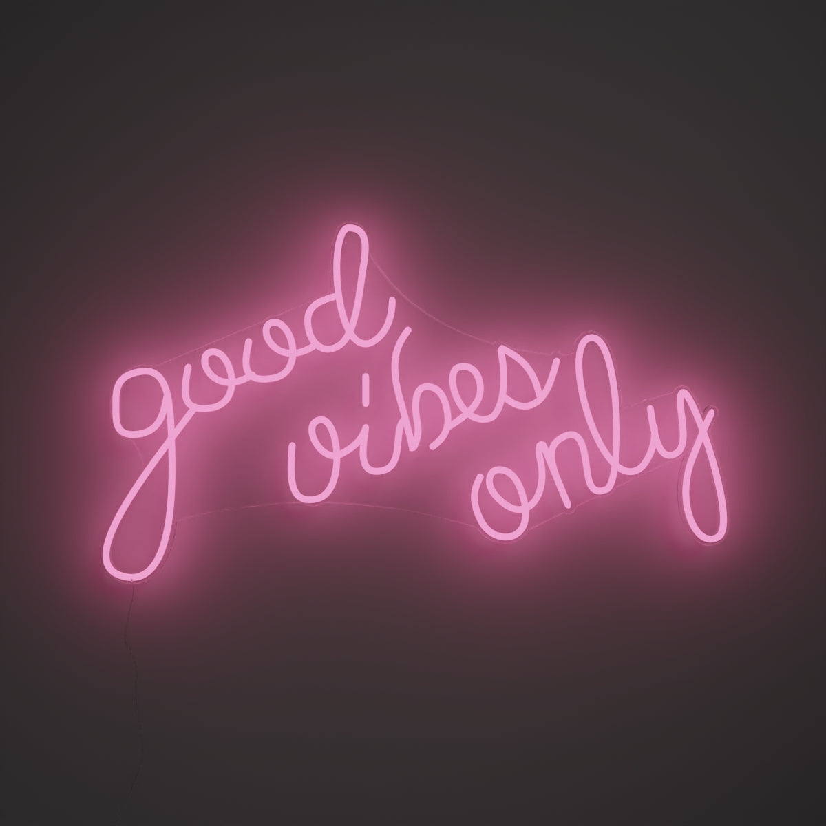 Good Vibes Only, neon LED sign
