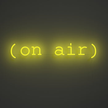 On air, neon LED sign