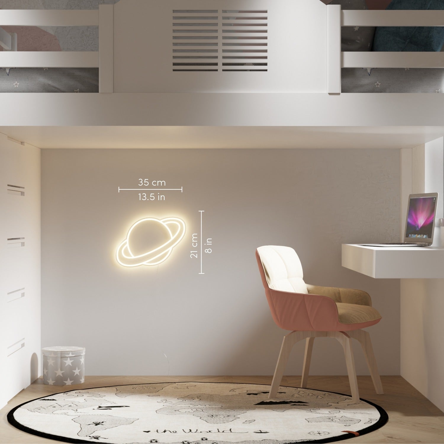 Saturn - Neon LED Sign