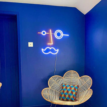 Monsieur by Jonathan Adler, neon LED sign