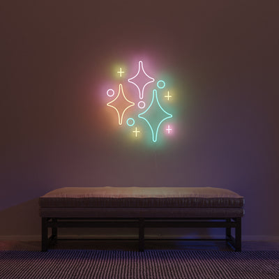 Twinkling Stars by Joanna Behar Neon LED sign