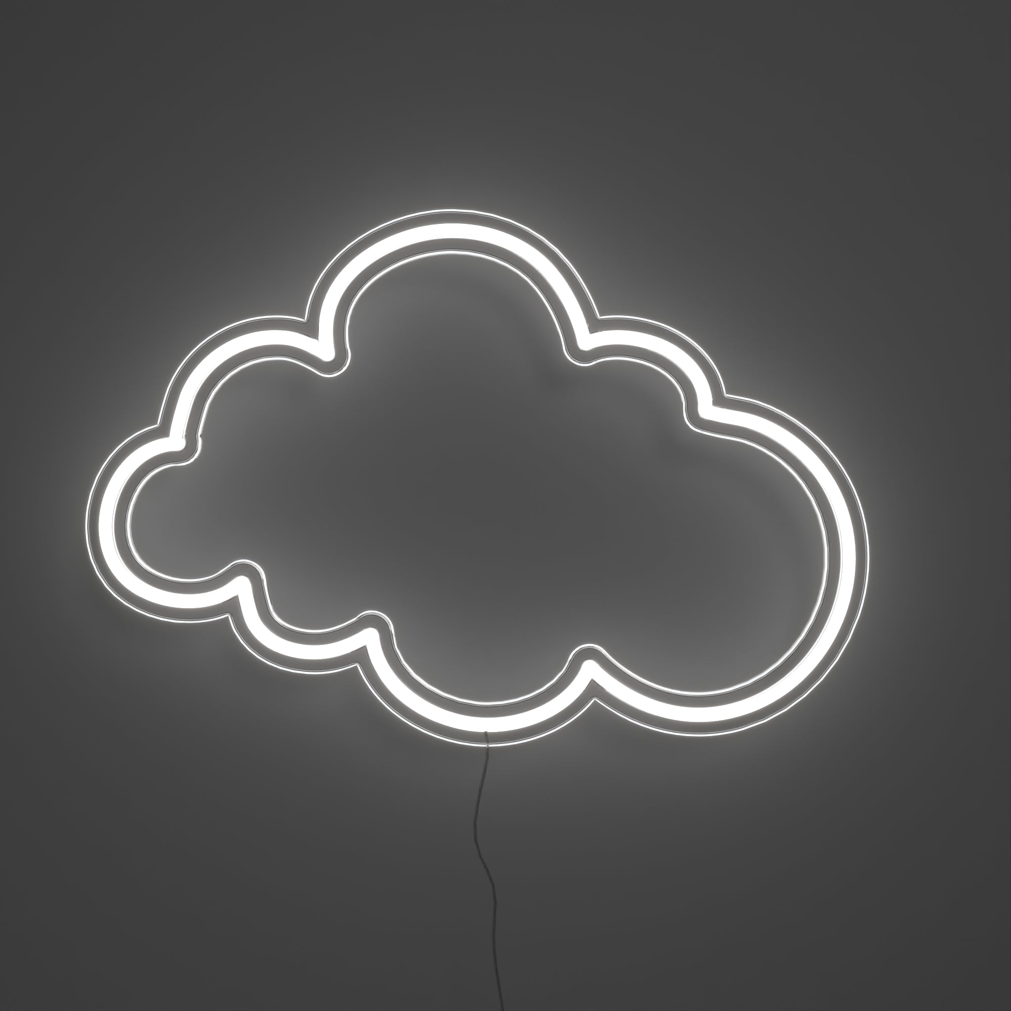 Cloud, neon LED sign