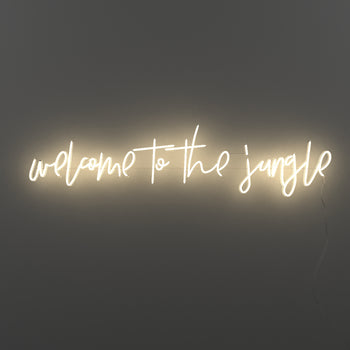 Welcome to the jungle - Neon LED sign